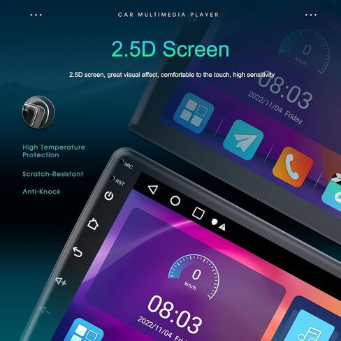 2G + 32G Android 13 ستيريو سيارة لشركة Hyundai Santa Fe 2013-2017 مع Apple CarPlay اللاسلكي Android Auto Mirror Link 9 بوصة تعمل باللمس وراديو السيارة بلوتوث مع نظام تحديد المواقع والملاحة WiFi وكاميرا احتياطية FM وحدة الرأس in Saudi Arabia