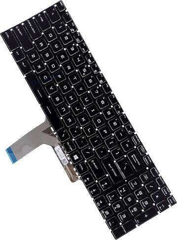 Deal4GO Backlit Keyboard Replacement for MSI GL65 GL75 GP75 GF75 GE72 GE75 GS72 GS73 GP73 GP72 GL63 GT72VR MS-1795 MS-16J2 MS-16L2 - RED, 15.6-inch, BLACK, NSK-FB1LN in Saudi Arabia
