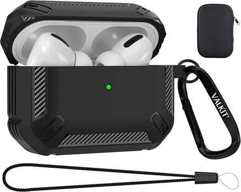 Valkit Compatible Airpods Pro 2nd/1st Generation Case Cover, Shockproof Protective AirPods Pro 2 Case 2022/2023 with Keychain & Lanyard for Men Women Military Skin Case for Air Pod Pro 2nd/1st Gen in Saudi Arabia