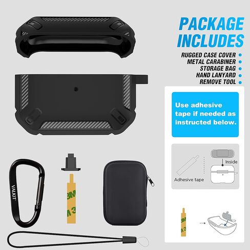 Valkit Compatible Airpods Pro 2nd/1st Generation Case Cover, Shockproof Protective AirPods Pro 2 Case 2022/2023 with Keychain & Lanyard for Men Women Military Skin Case for Air Pod Pro 2nd/1st Gen in Saudi Arabia