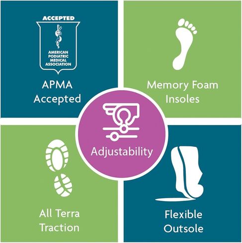 حذاء JBU نسائي سهل الارتداء منقط باللون الأسود 10 in Kuwait