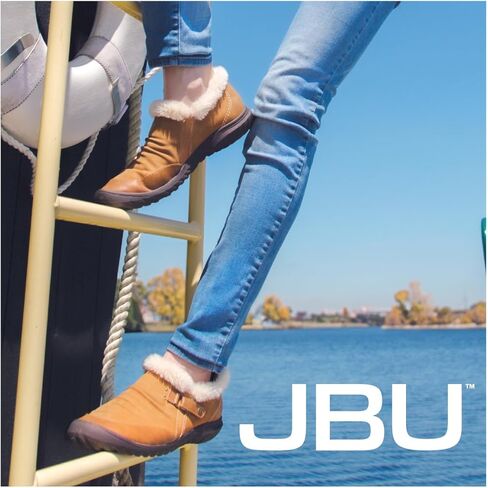 حذاء JBU نسائي سهل الارتداء منقط باللون الأسود 10 in Kuwait