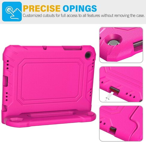 Kids Case for Samsung Galaxy Tab A9 Plus 11" Tablet 2023, Durable Shockproof Handle Stand Protective Cover with Screen Protector for Galaxy Tab A9+ 11 Inch 2023(SM-X210/X216/X218), Pink in Kuwait