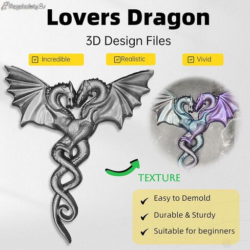 8 Inch Large Flying Dragon Resin Molds - Cute Baby Dragon Silicone Molds for Epoxy Resin & Plaster - Reusable DIY Garden Déco Crafts in Saudi Arabia