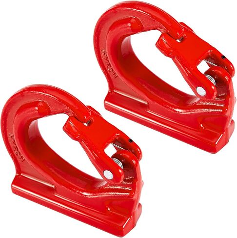 2 Ton Weld on Anchor Hook,G80 Heavy Duty Weld on Hook,Alloy Steel Lifting Hook,Welding Hooks for Wrecker Crane Tractor Rigging Lifting 4400Lbs 2pack in Saudi Arabia