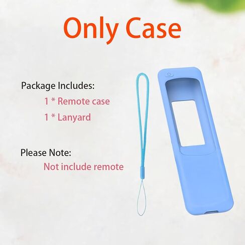 Remote Case for Samsung TV 2023 BN59-01432A / 01432J / 01432B / 01432D / 01432 TM2360E / TM2360F / TM2361E / BN59-01455E / 01455A Solar Cell Nightglow Control Protective Cover Silicone (Blue) in Saudi Arabia