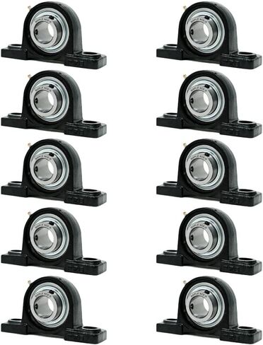 MAPLE ACE UCP206-20 R3 Triple-Lip Seal Pillow Block Bearing 1-1/4" Bore 2-Bolt Solid (2Pcs) in Saudi Arabia