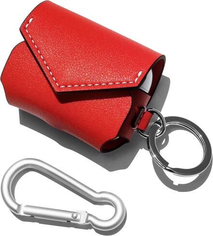 GreedyFarmers AirPods Pro Case Cover with Carabiner, Premium Leather Protective Wireless Charging AirPods Pro Earbuds Case Skin Accessories Compatible for Apple AirPods Pro (Forest Green) in Saudi Arabia
