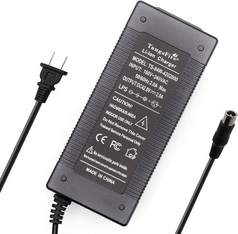 36V Ebike Charger Output 42V 2A Charger Adapter Input 100-240 VAC Lithium Li-ion Li-Poly Charger for 10Series 36V Electric Bike RCA 10MM Lotus Plug (not Work on xiaomi Scooter) in Saudi Arabia