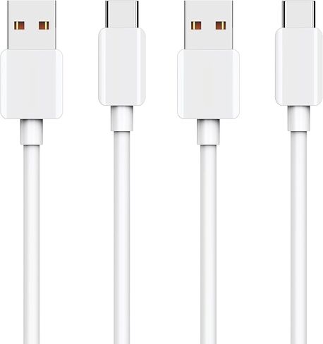 كابل ذكر USB A إلى C بطول 3 أقدام، كابل 60 وات 6 أقدام C إلى C، سلك شاحن USB A إلى USB C لأجهزة الكمبيوتر المحمول، Apple، لهاتف Samsung Galaxy S10 S10+، LG V30، Beats Fit Pro والمزيد [عبوتان] in Saudi Arabia