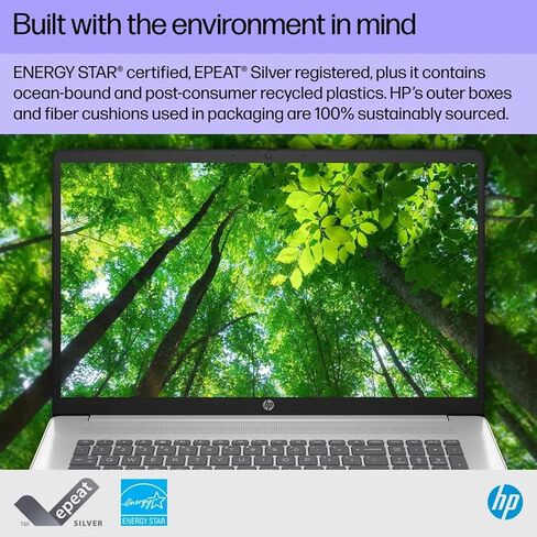 HP 17.3 بوصة 2024 أحدث كمبيوتر محمول بشاشة تعمل باللمس، كمبيوتر محمول للأعمال 17 بوصة، شاشة لمس HD+، Intel Pentium Silver N5030، ذاكرة وصول عشوائي 32 جيجابايت، 1 تيرابايت SSD، Microsoft 365 لمدة عام، رسومات Intel UHD، Windows 11 Pro in Saudi Arabia