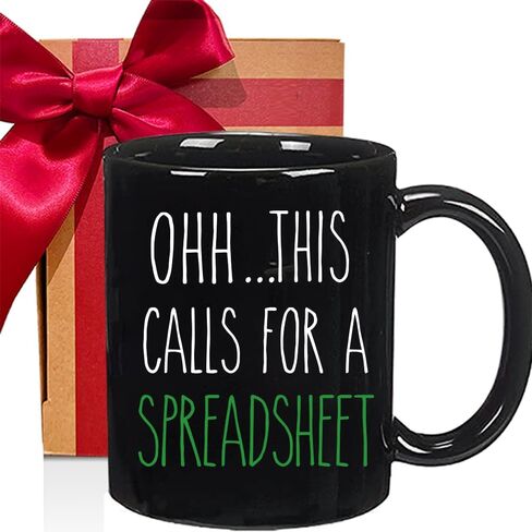 Ohh This Calls For A Spreadsheet Mug, Funny Work Office Mug Gift for Coworker, CPA Coworkers Accountant Mug Gift for CPA Boss Finance Banker Men Women Friends in Saudi Arabia