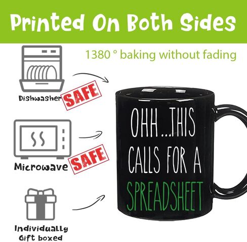 Ohh This Calls For A Spreadsheet Mug, Funny Work Office Mug Gift for Coworker, CPA Coworkers Accountant Mug Gift for CPA Boss Finance Banker Men Women Friends in Saudi Arabia