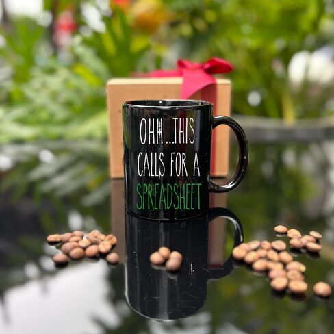 Ohh This Calls For A Spreadsheet Mug, Funny Work Office Mug Gift for Coworker, CPA Coworkers Accountant Mug Gift for CPA Boss Finance Banker Men Women Friends in Saudi Arabia