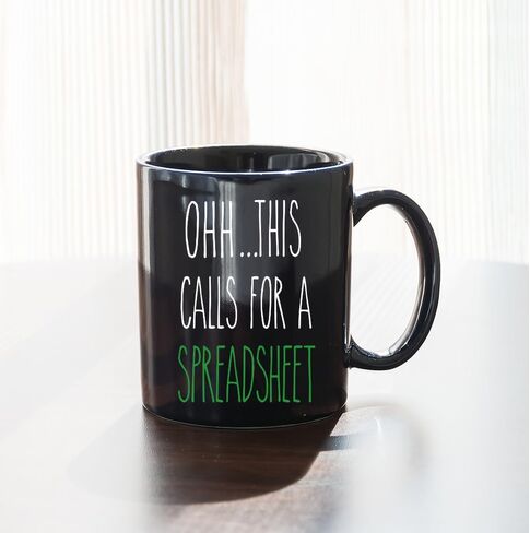 Ohh This Calls For A Spreadsheet Mug, Funny Work Office Mug Gift for Coworker, CPA Coworkers Accountant Mug Gift for CPA Boss Finance Banker Men Women Friends in Saudi Arabia