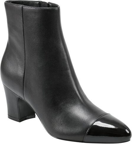 Marc Fisher LTD Women's ALEEA Ankle Boot, Light Natural/Black 110, 8 in Kuwait