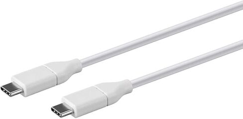 Monoprice Essentials USB-C to USB-C 2.0 Cable - 480Mbps, 5A, 26AWG, 4m (13.1 ft) Black in Kuwait