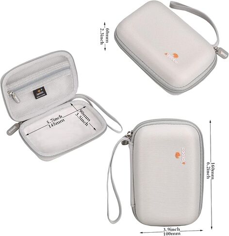 Aproca Pink Hard Travel Storage Case, for NiiMbot D11 Label Maker Machine and Tape, Charger Cable in Saudi Arabia
