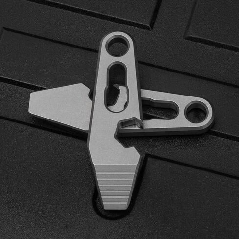 EDC Pry Bar for Keychain, 1.77" Titanium Pocket Pry Bar Mini Crowbar Multitool with Bottle Opener, Screwdriver and Wrench in Saudi Arabia
