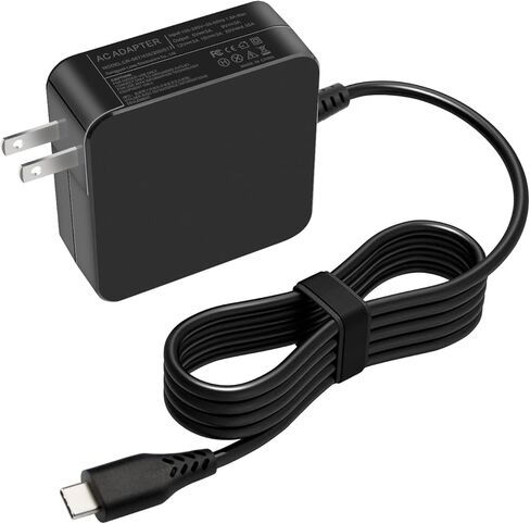 شاحن حائط USB C بقدرة 87 وات/90 وات من النوع C متوافق مع 61 وات و45 وات و30 وات و12 وات لأجهزة MacBook Pro Air 2018 وHP وDell وLenovo وأي أجهزة كمبيوتر محمولة أو هواتف ذكية in Kuwait