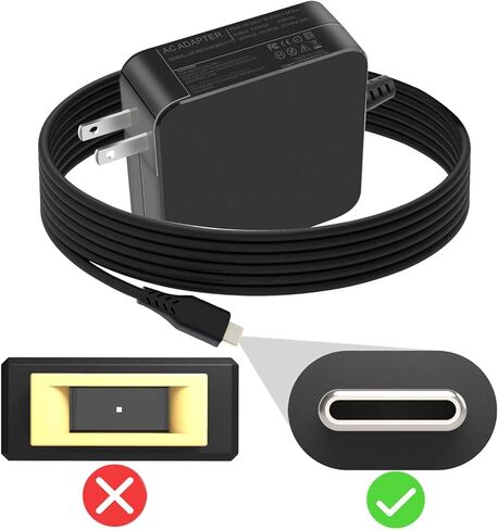 شاحن حائط USB C بقدرة 87 وات/90 وات من النوع C متوافق مع 61 وات و45 وات و30 وات و12 وات لأجهزة MacBook Pro Air 2018 وHP وDell وLenovo وأي أجهزة كمبيوتر محمولة أو هواتف ذكية in Kuwait