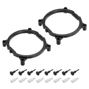 PATIKIL CPU Cooling Bracket Heatsink Bracket Cooling Mounting Sheet Plate Black with 8 Screws for 1366 2011 CPU PC Cooling Heatsink Fan Pack of 2