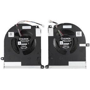 CPU+GPU Cooling Fan Replacement for Dell Alienware Area 51m R2 RTX2080 Series DC28000Q3SL DC28000Q4SL EG80151S1-C020-S9A EG80151S1-C010-S9A 0TW5Y8 0TPV77 TW5Y8 TPV77 12V 0.47A