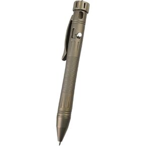 MecArmy TPX33 Titanium Tactical Pen|Anti-roll concave-convex shell with Comfortable grip|Refill and Pocket Clip included