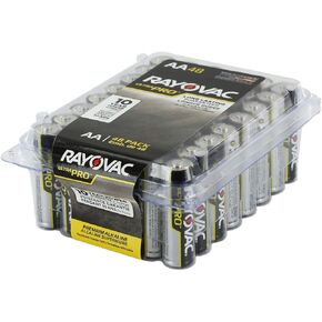 Rayovac Ultra Pro AL-AA-48 1.5V Alkaline Batteries - 48 Pack