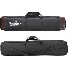 DEERACE Takedown Recurve Bow Case - Double Layer Archery Bag to Storage Bow and Arrow, Portable Outdoor Archery Bow Case Soft for Adult and Youth Takedown Recurve Bow