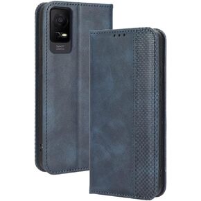 for TCL ION V Wallet Case, TCL ION X T607DL Case, PU Leather Flip Book Style Cover Kickstand Card Holder Slots Protective Magnetic Phone Case for TCL ION V/TCL ION X T607DL Black