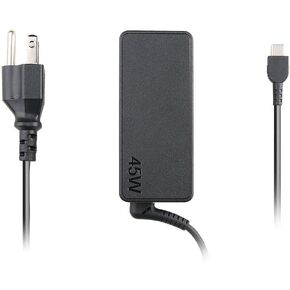 Lenovo 45 W USB-C AC Adapter, Black, for Thinkpad Laptop/Tablet 4X20M26252