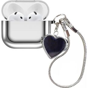 Electroplating TPU Case Compatible with AirPods 4 2024 Cases Shockproof Protective Cover (D)