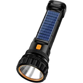 Mini Multifunction Rechargeable Multi Function 1000 Lumens LED Flashlight, with Emergency Strobe Light and 1200 Mah Battery, Emergency Power Supply and USB Charging Cable, Fast Charging
