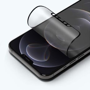RhinoShield 3D Impact Transparent Screen Protector Compatible with [iPhone 12/12 Pro] | Ultra Impact Protection - 3D Curved Edge for Full Coverage - Alignment Frame Easy Installation