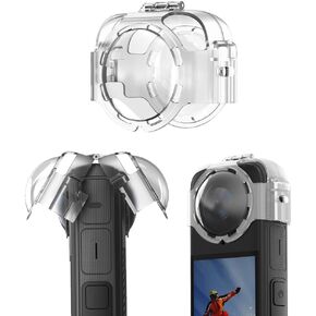 CAPART Protective Lens Cap for Insta360 X4 Camera, Anti-Fog Lens Guard All-Round Protection