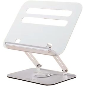 Adjustable Laptop Stand for Desk, 360 Rotating Laptop Stand, Ergonomic Laptop Stand Foldable & Portable Computer Stand, for Collaborative Work Fits MacBook up to 16 inches