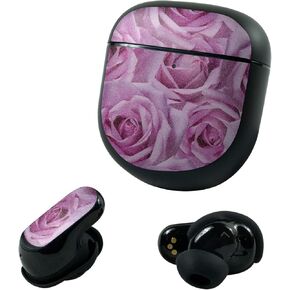 MightySkins Glossy Glitter Skin Compatible with Bose QuietComfort Earbuds II (2022) - Box of Roses | Protective, Durable High-Gloss Glitter Finish | Easy to Apply and Change Styles | Made in The USA
