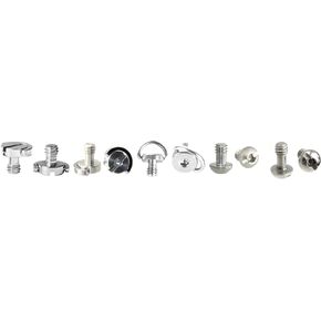 Desmond Assorted 1/4" D-Ring Hinged Screw / Tripod QR Plate Steel 10 Pack