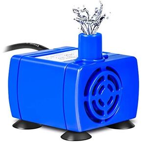 Submersible for Pet Fountain, 12V Pet Fountain Pump Powerful Replacement Pet Fountain with 1.8m Power Cable, Low Power Consumption for Most Flower Fountain