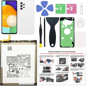 New Upgraded Battery for Galaxy A52 / A52s, EB-BG781ABY Replacement Battery Compatible with Samsung Galaxy A52 / A52s, with Repair Tools & Instruction