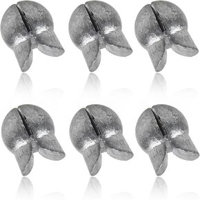FishingWeight Sinker Fishing Removable Split Shot Weight with Tackle Box Round Egg Fishing Sinker Lead Weight Clip On Weights Bass Fishing Freshwater 165PCS