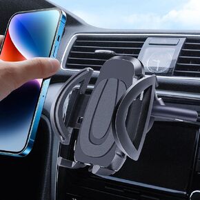 حامل الهاتف بفتحة القرص المضغوط العالمي من EEEKit للسيارة، حامل هاتف السيارة قابل للتعديل للهواتف الذكية 4-6.8 بوصة، إصدار سريع للأزرار in Kuwait