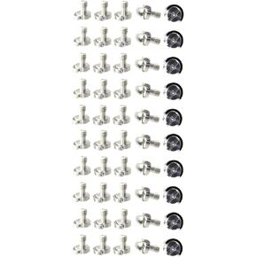 100 X Hex Slot 1/4" D-Ring Screw SS for Tripod QR Plate Stainless Steel fits RRS Desmond