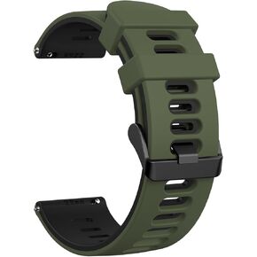 Amzpas Compatible with COROS Pace 3 Watch Band, 22mm Quick Release Sports Silicone Watch Band Breathable Wristband Strap Women Men Strap for COROS APEX 2 Pro/APEX 46mm/ APEX Pro