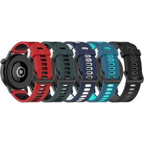 5Packs Bands Compatible for Carbinox X-Ranger, Vortex, Vesta Watch Bands, Silicone Replacement Bands Wristbands for Carbinox X-Ranger Smartwatch Accessories