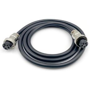 3.28 ft GX16 5 Pin Double Female Head Aviation Cordset, GX16 5Pins Female to Female Connector Electrical Cable Panel Mount Circular Metal Aviation Adapter Cordset for Ships 20AWG (1meter) in Saudi Arabia