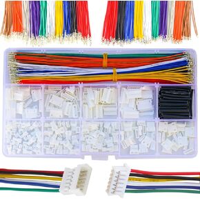 PicoBlade 1.25mm Pitch with 28AWG Pre-Crimped Cables, Compatible with Molex 1.25mm Male Female Connector MX 1.25mm Male Female Connector 2/3/4/5/6/7/8/9/10 Pin Housing (JTS-MX1.25-MF)