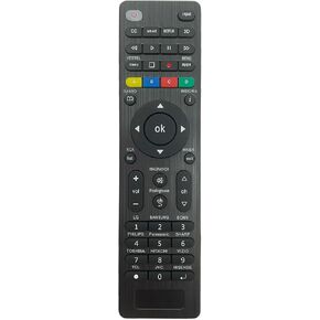 بديل جهاز التحكم عن بعد للتلفزيون العالمي لأجهزة Samsung وLG وVizio وTCL وSony وHisense وSanyo وInsignia وغيرها من العلامات التجارية للتلفزيون الذكي LED (عبوة واحدة)