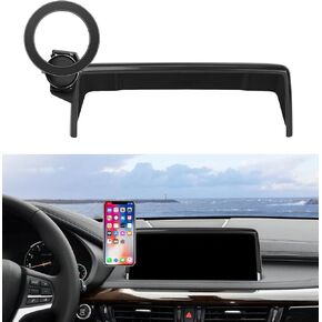 Car Phone Holder for 2014-2018 BMW X5 Accessories / 2015-2019 BMW X6 Accessories 10.3-inch Screen Fixed Clip, 360° Rotation Phone Mount Compatible with MagSafe, Cell Phone Holder